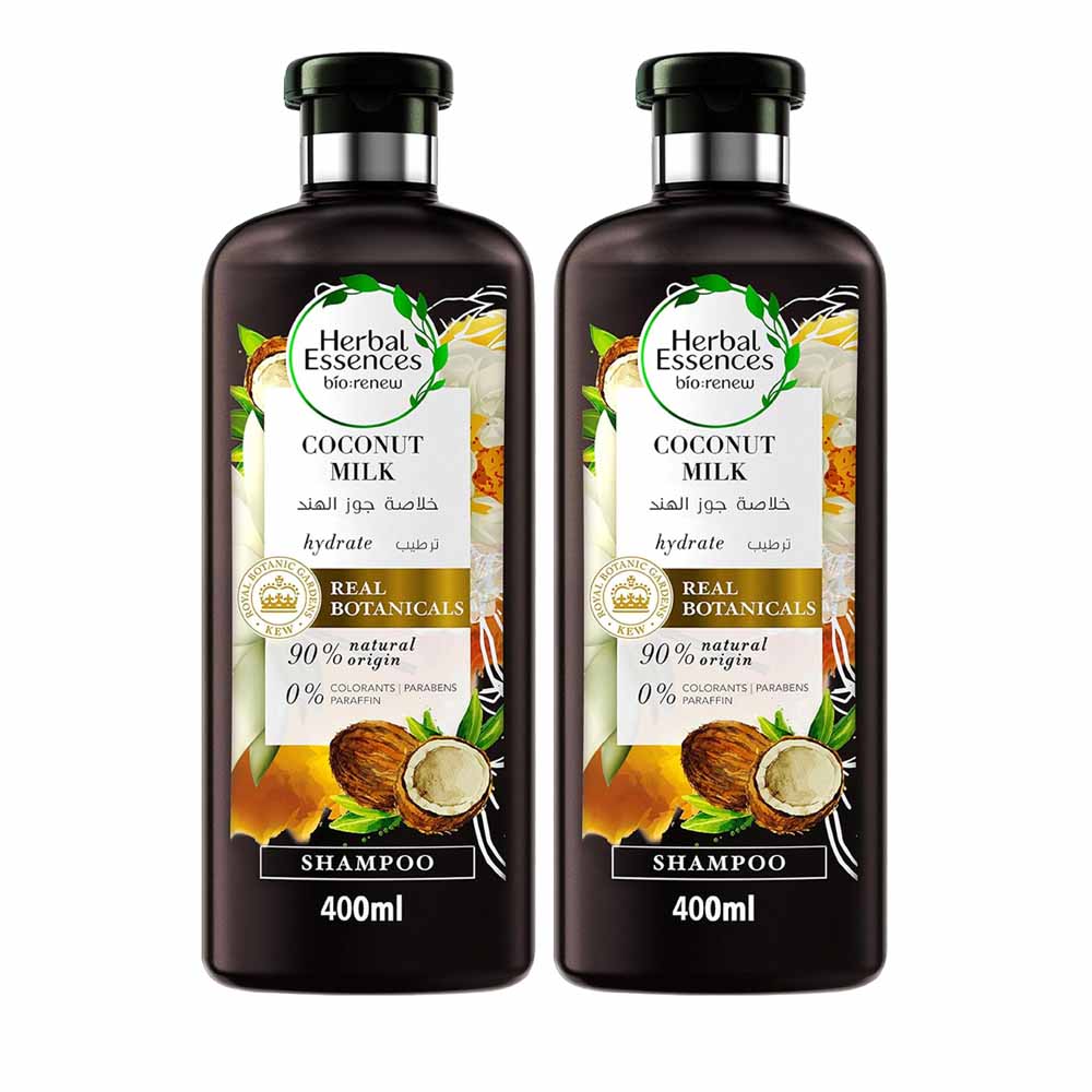 Herbal Essences Shampoo Hydrate with Coconut Milk 2*400ml