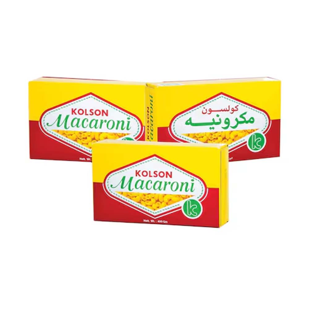 Kolson Macaroni Yellow 3X400G Special Offer