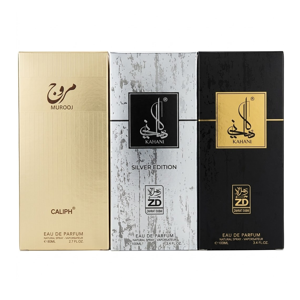 Murooj+Kahani Silver+Kahani Combo Set