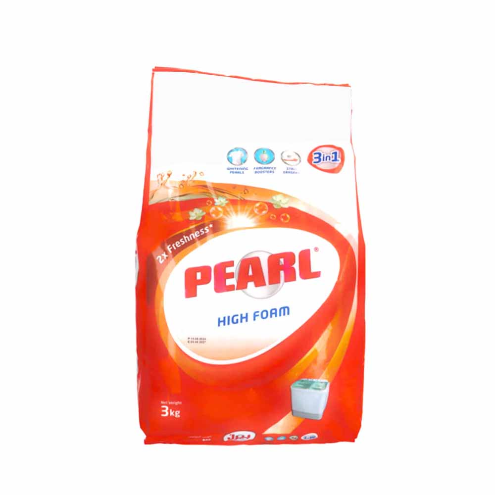 Pearl High Foam Detergent Powder 3Kg @ Special Offer