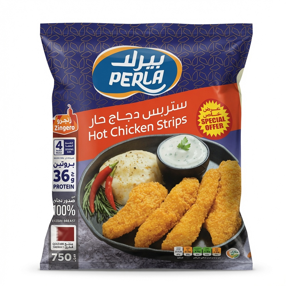 Perla Chicken Strips Spicy 750g