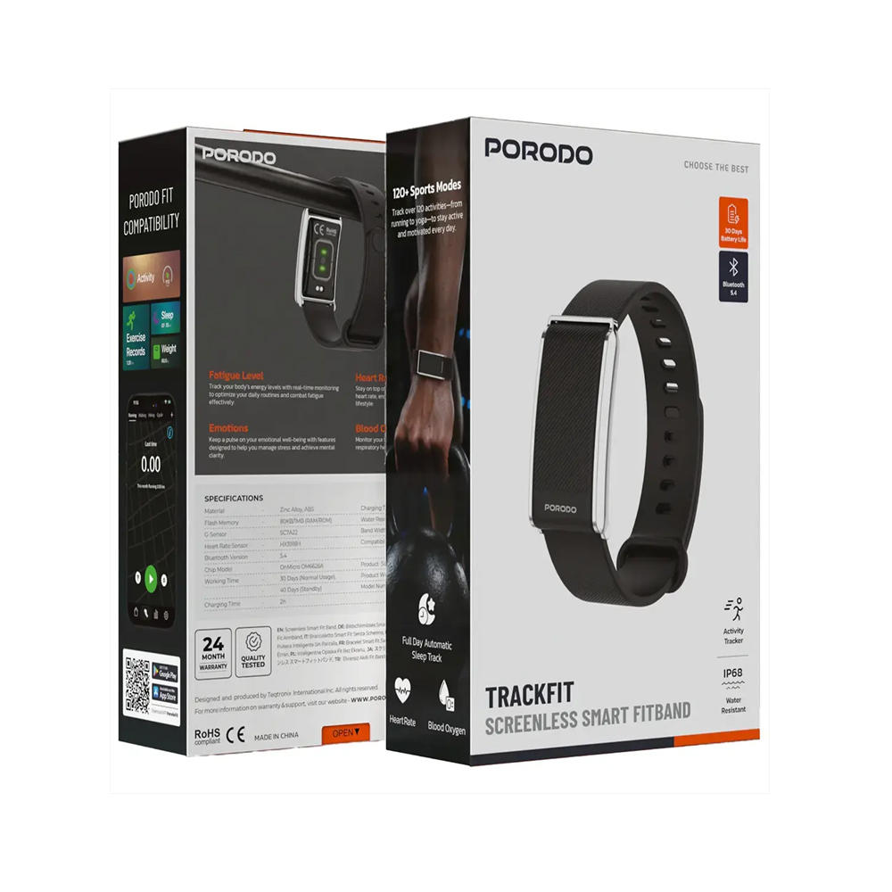 Porodo Trackfit Smart Fitness Band
